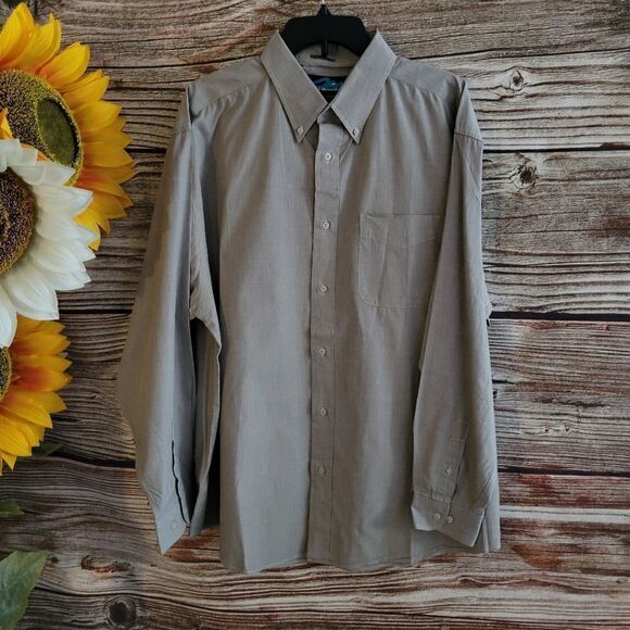 Tri Mountain long sleeve dress shirt Pre-owned - Picture 1 of 7